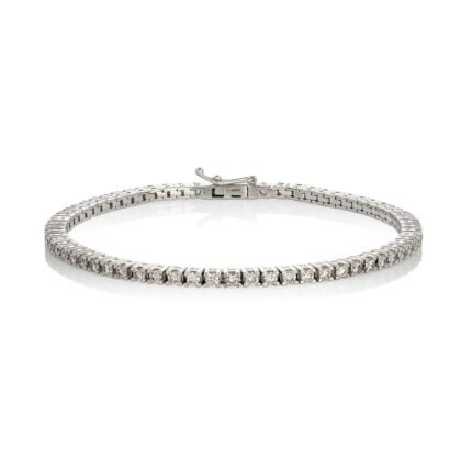 Rokassprādze ar briljantiem "Teniss" 2,14 ct